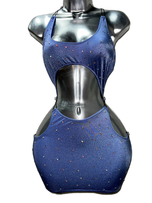 Rhinestone Lavender Dress