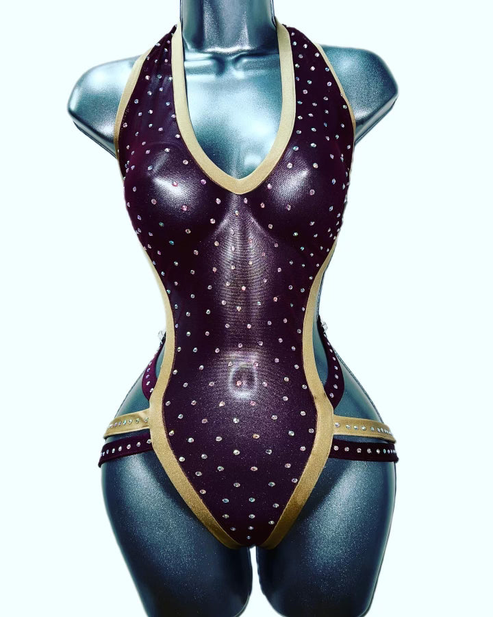 ONE PIECE GOLD AND GARNET