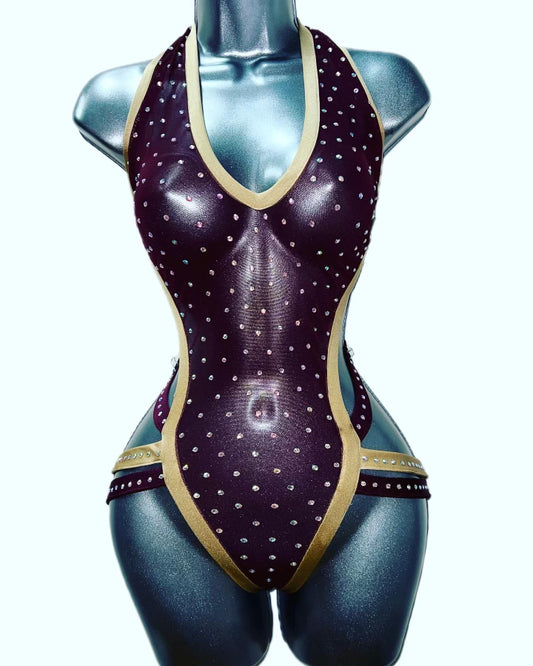 ONE PIECE GOLD AND GARNET