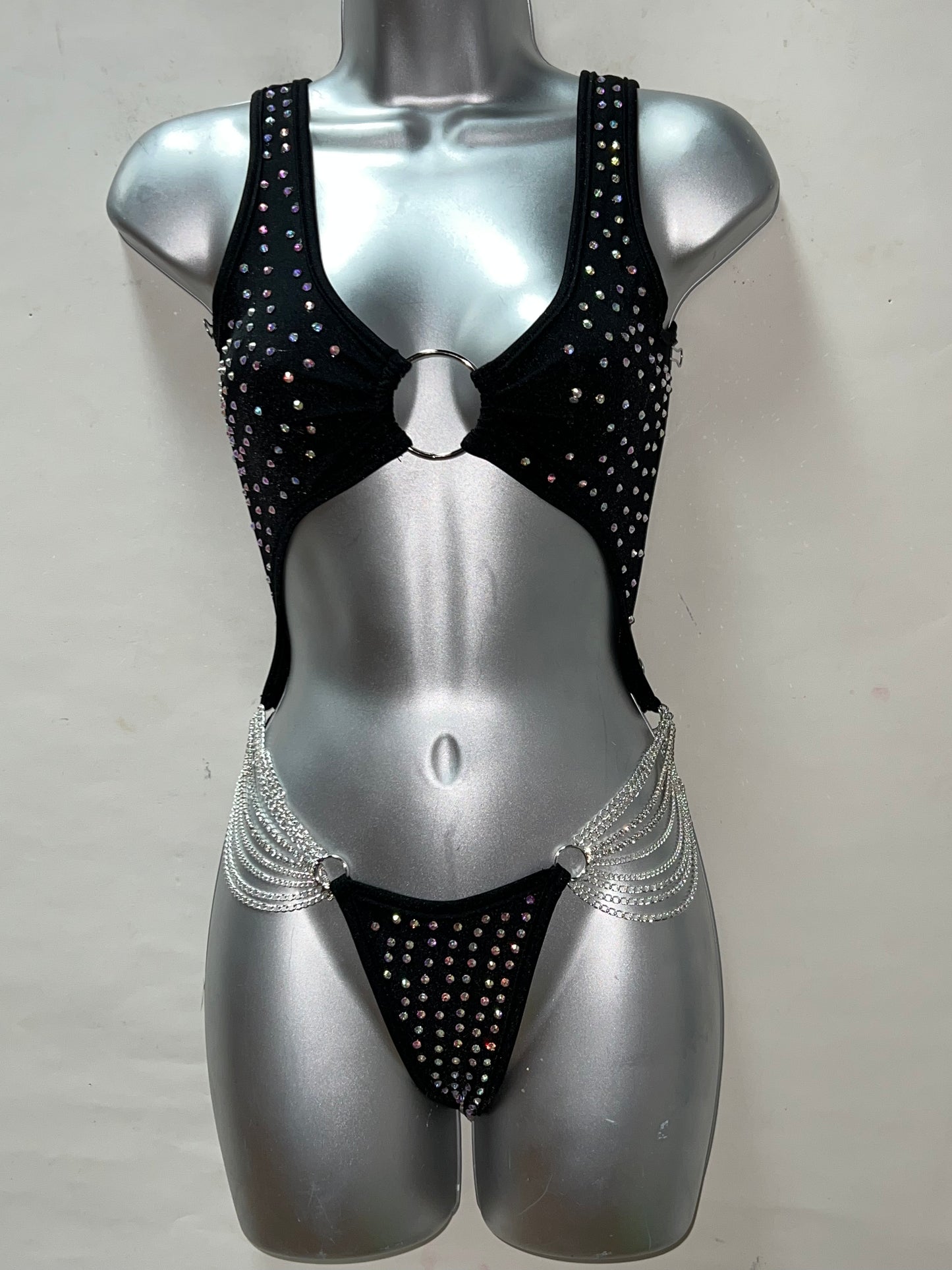 One Piece Rhinestone Ensemble