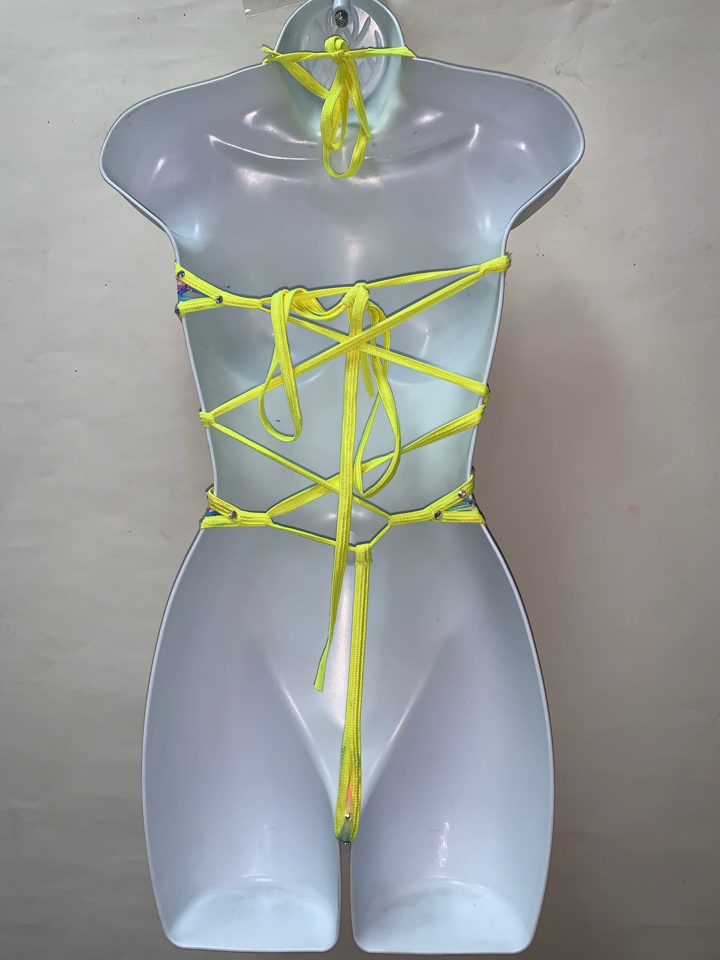 One Piece Rhinestone Ensemble