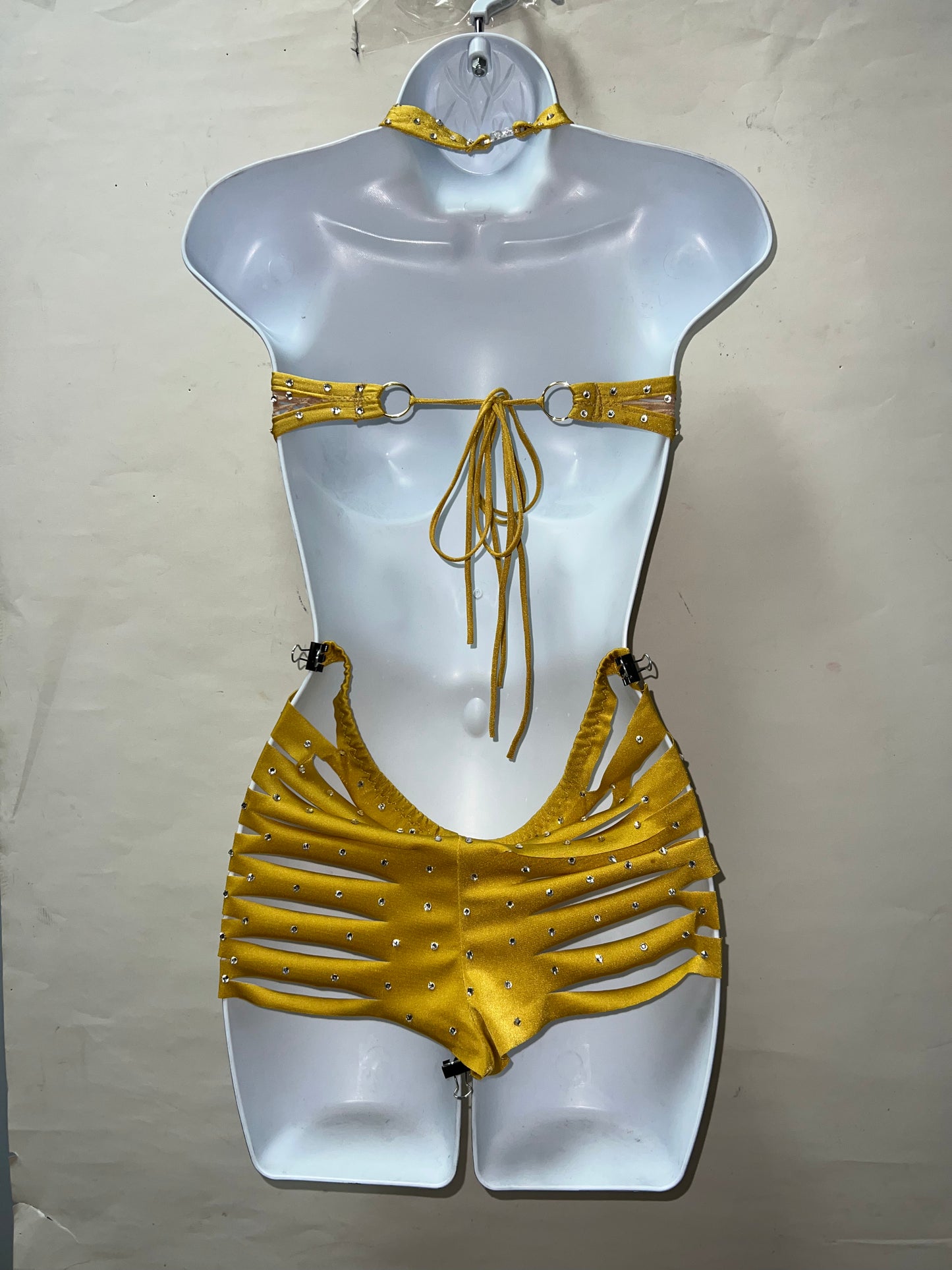 Three Piece Slit Short Set