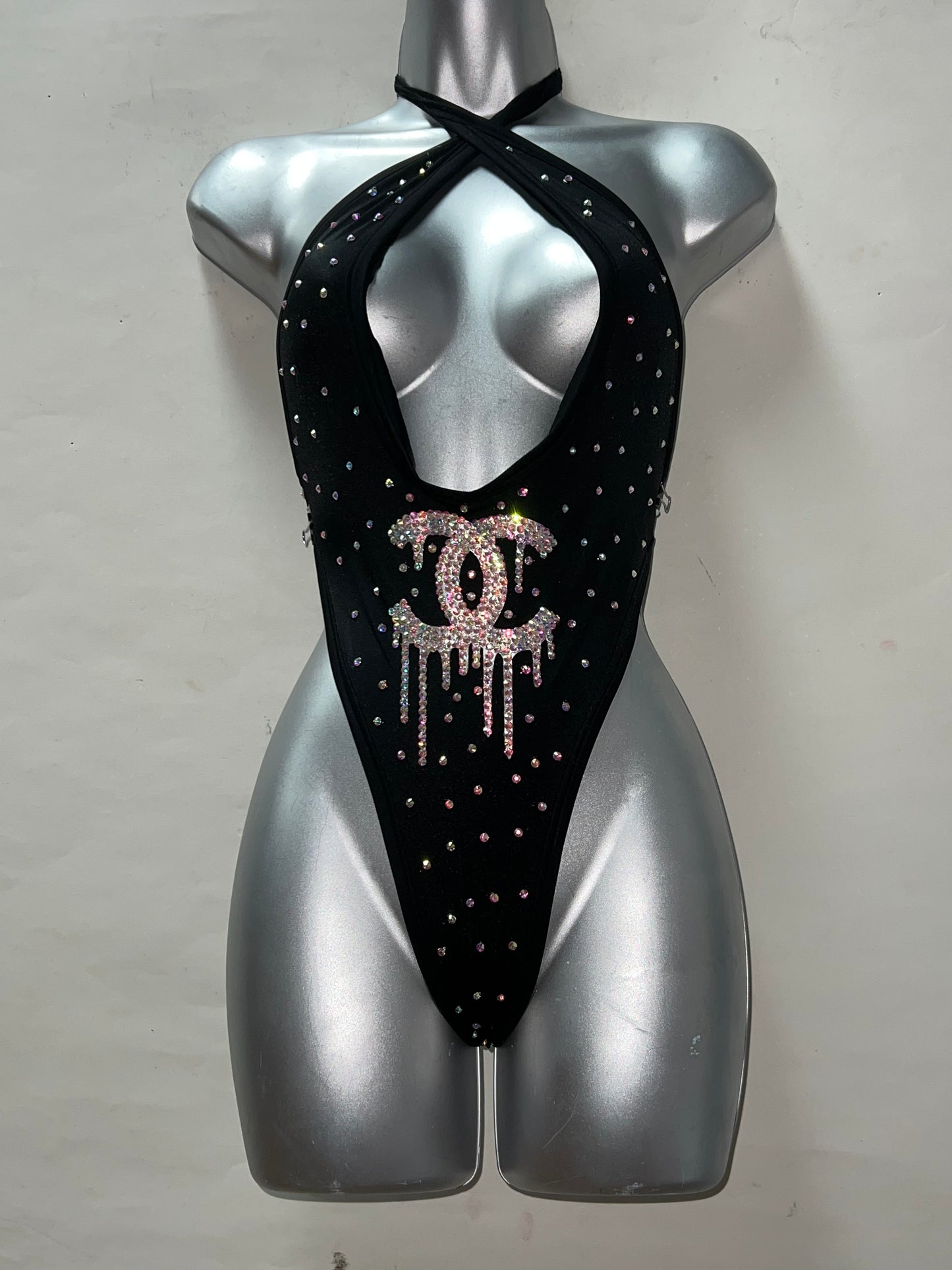 One Piece Rhinestone Ensemble