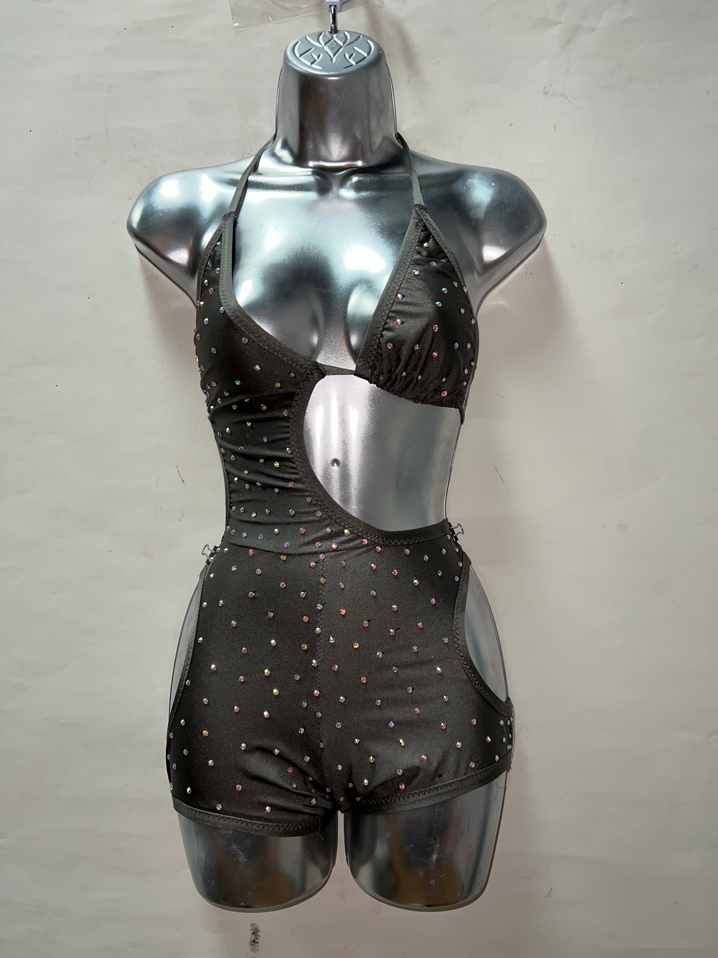 One Piece High Waist Short Set