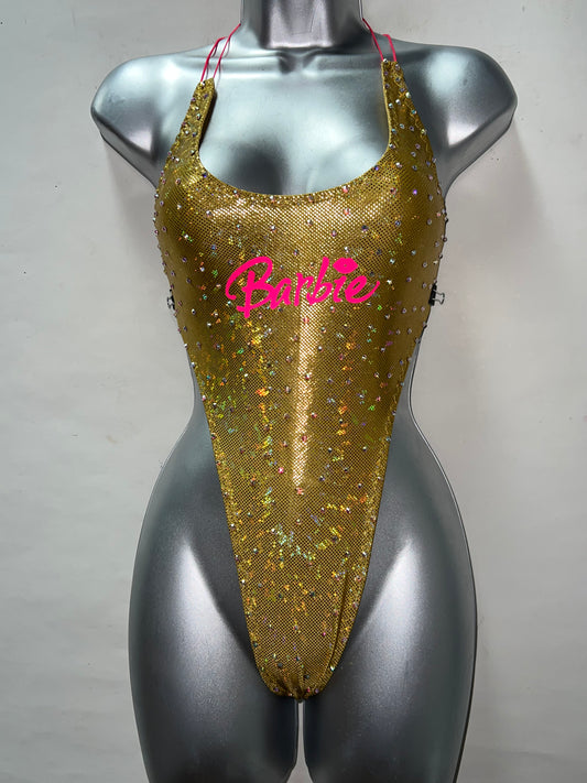 One Piece Gold Barbie Ensemble