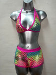 Two Piece Fishnet Set