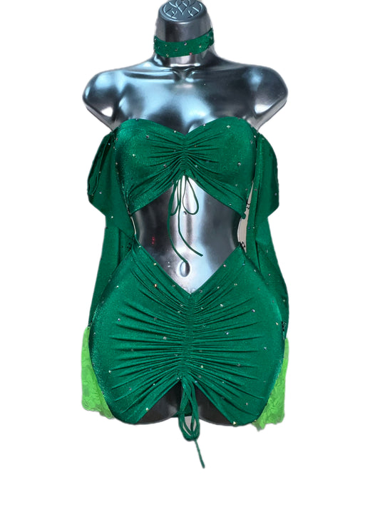 Three Piece Long Sleeve Skirt Set