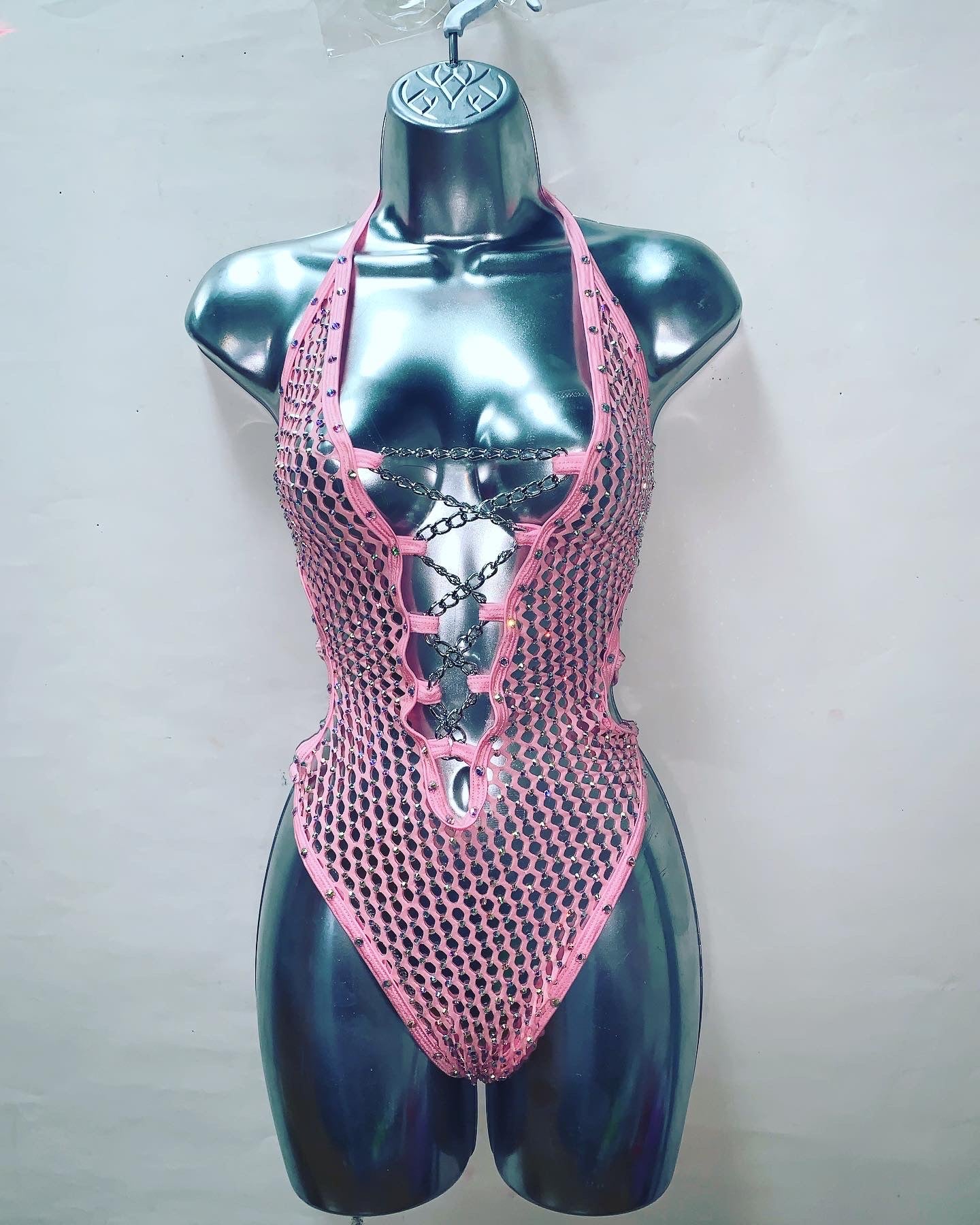 One Piece Rhinestone Ensemble