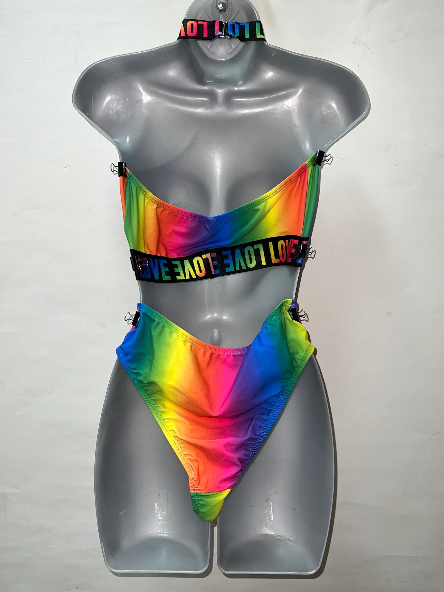 Two Piece Mid Waist Pride Set