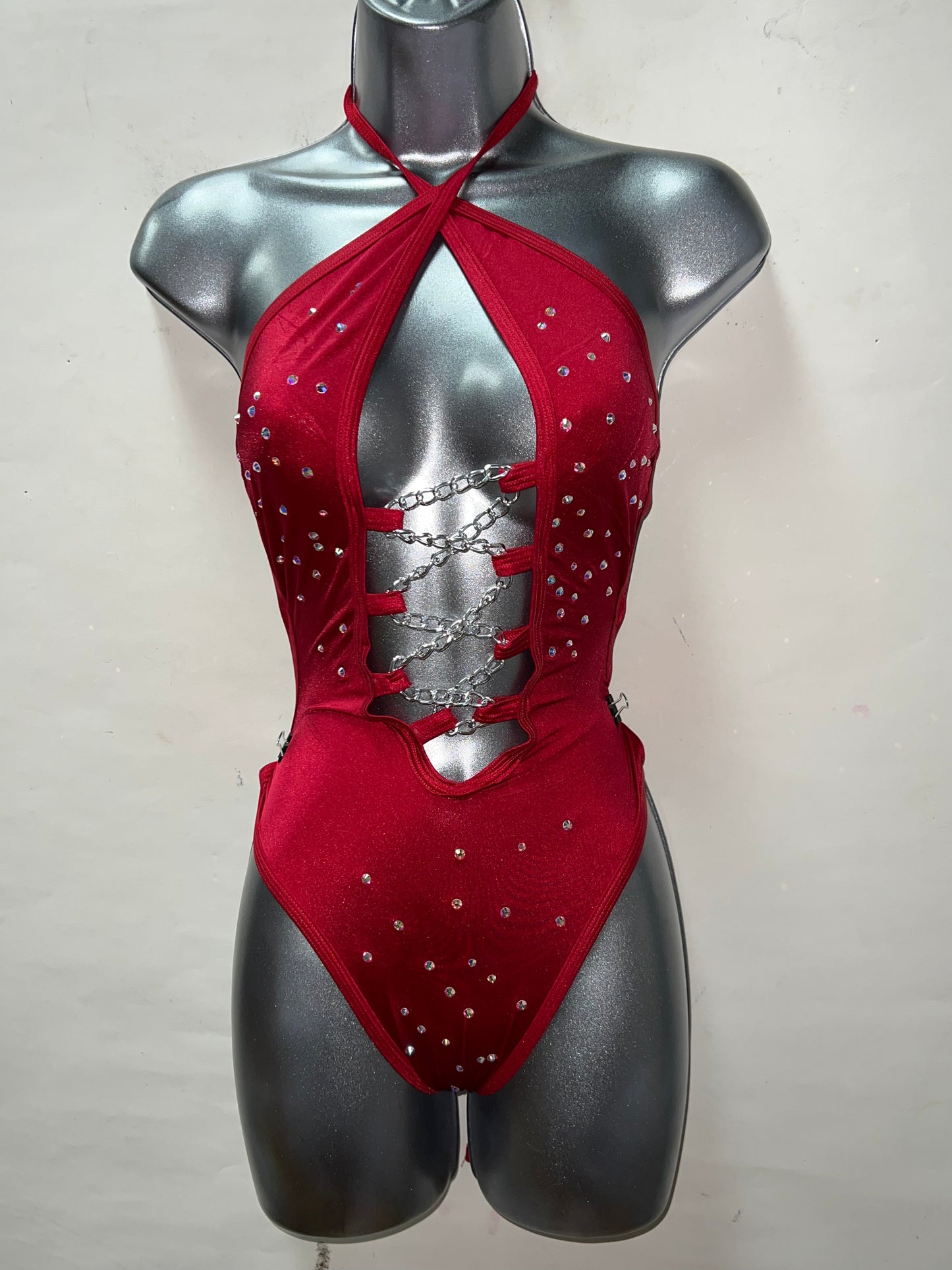One Piece Rhinestone Ensemble