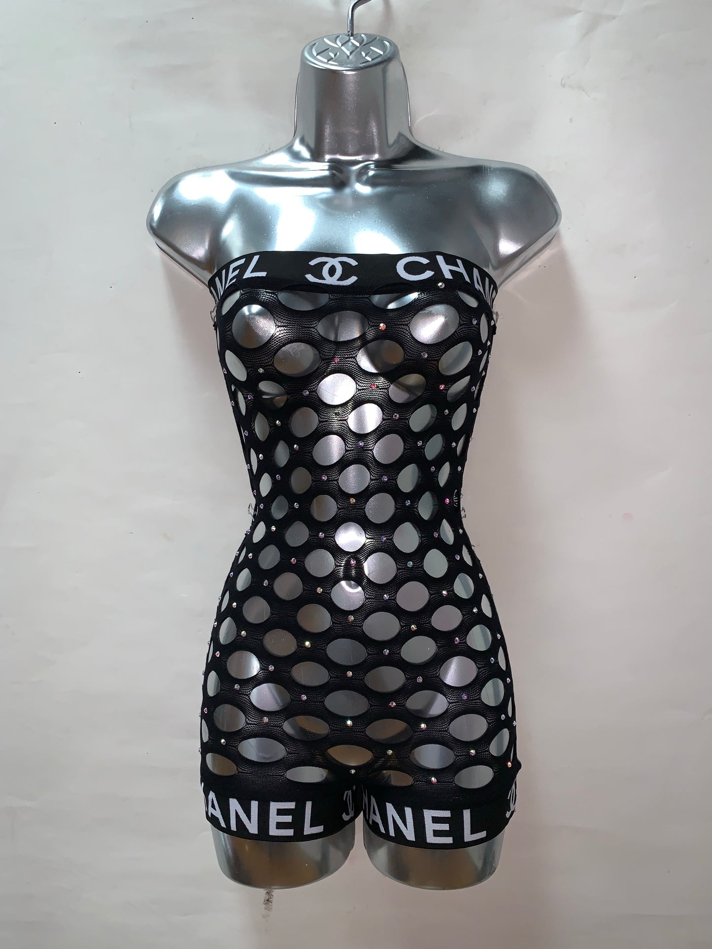 One Piece Rhinestone Ensemble