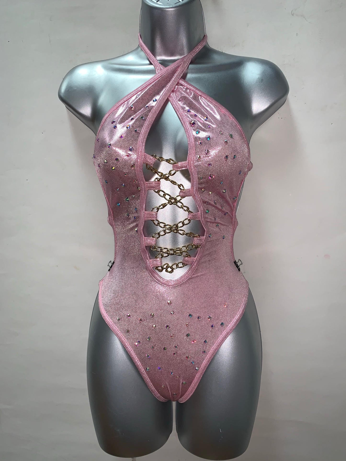 One Piece Rhinestone Ensemble