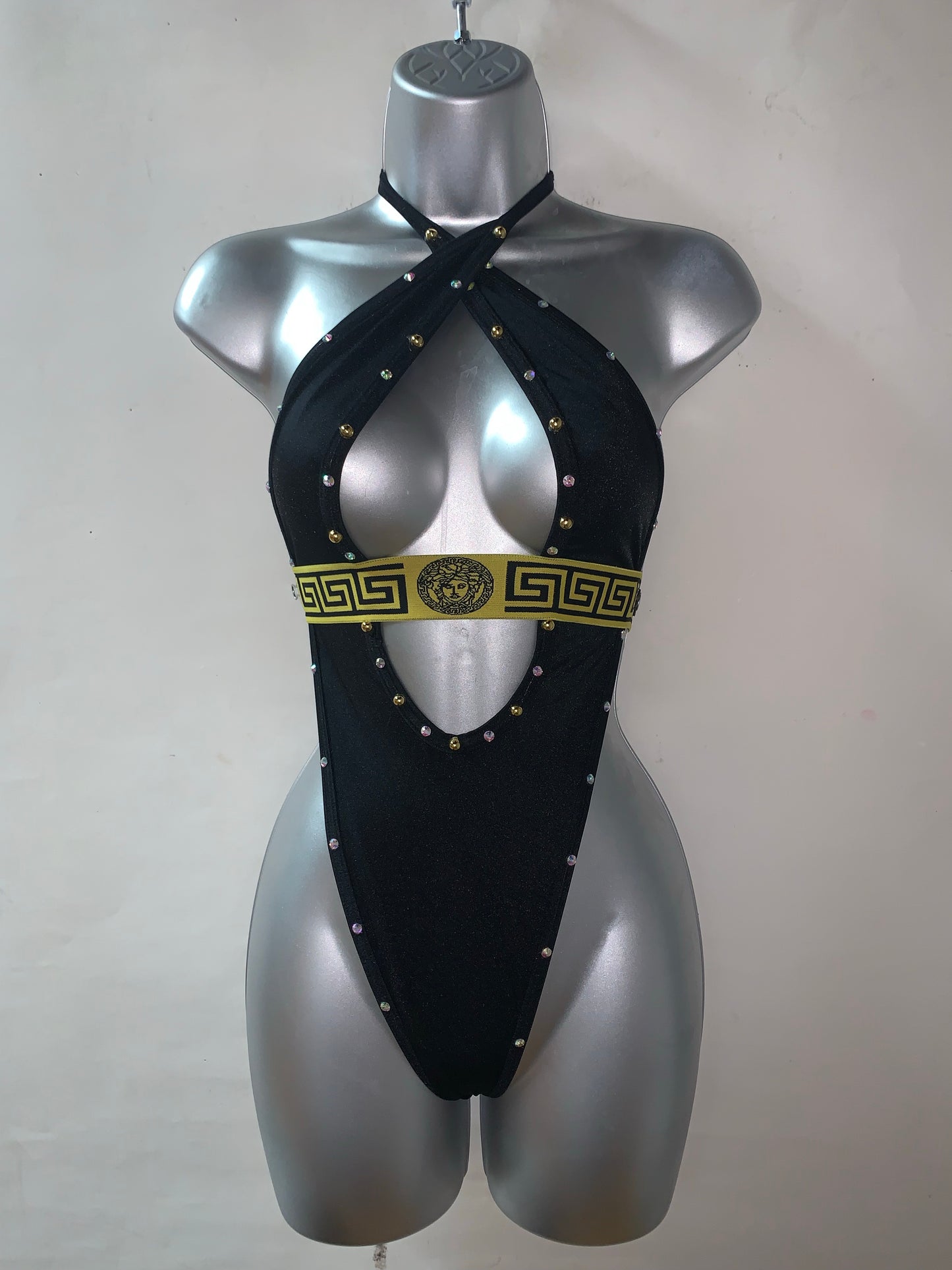 One Piece Rhinestone Ensemble
