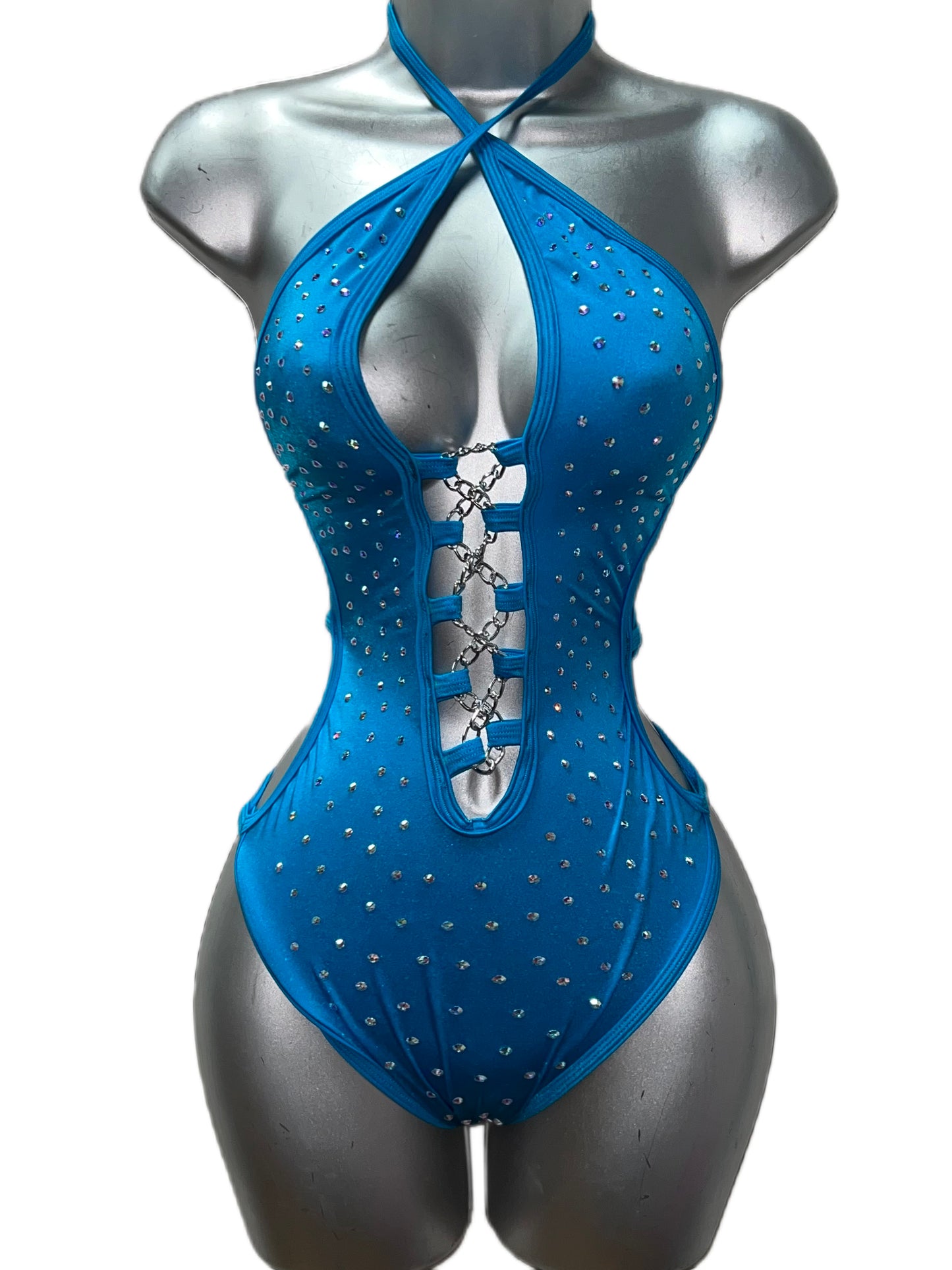 BLUE BODYSUIT