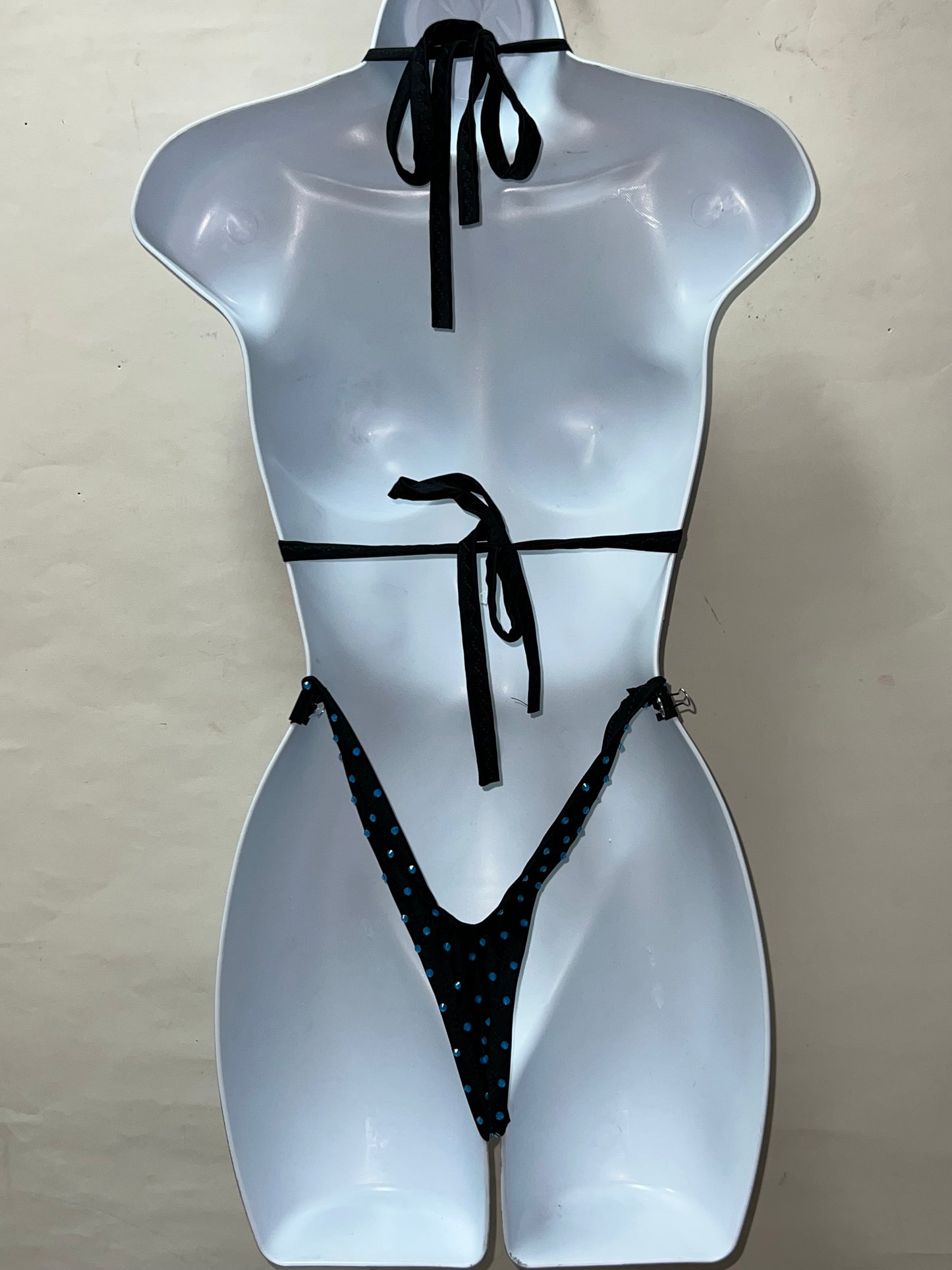 Two Piece Blue Fringe Set