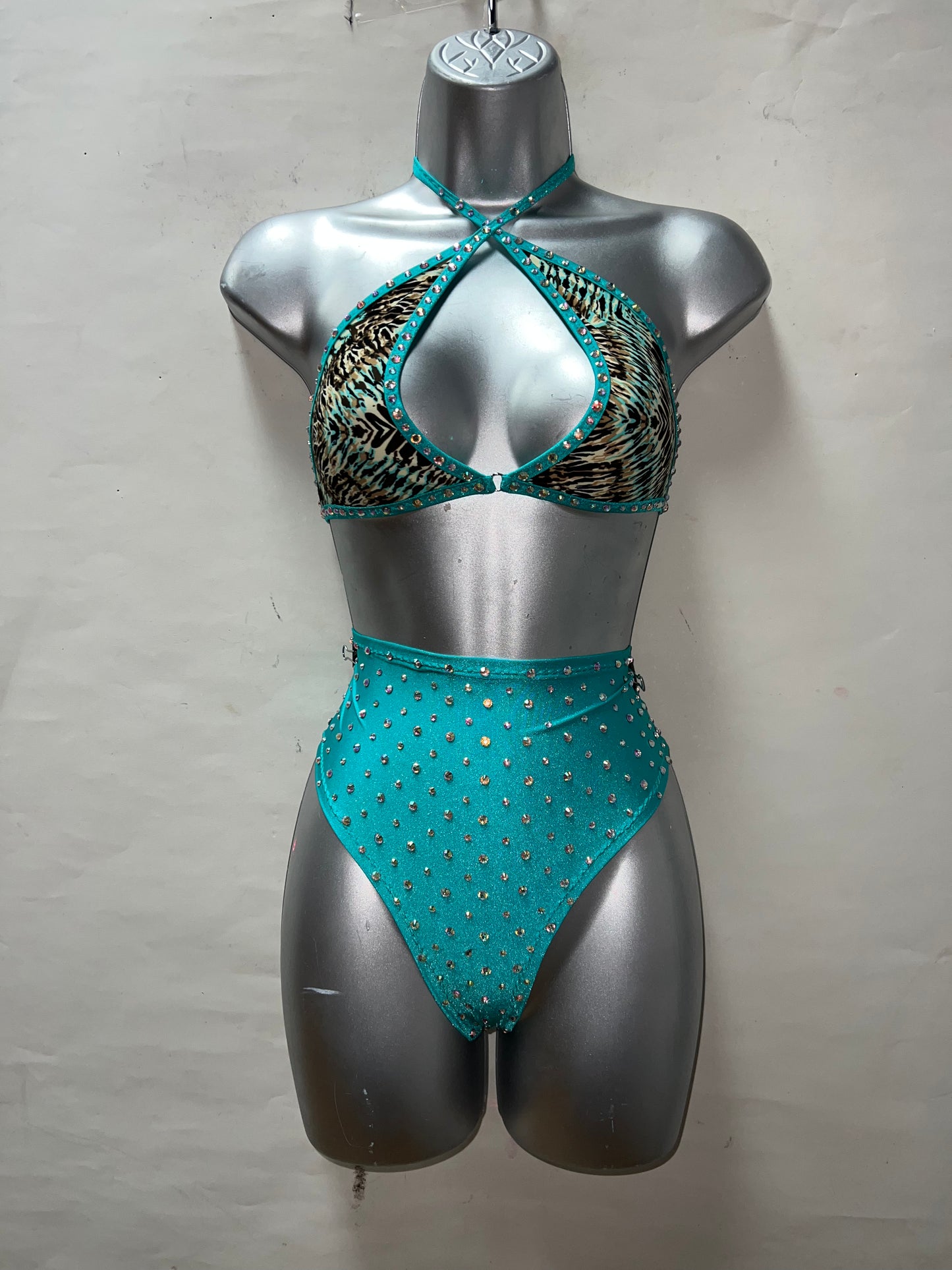 Two Piece High Waist Short Set